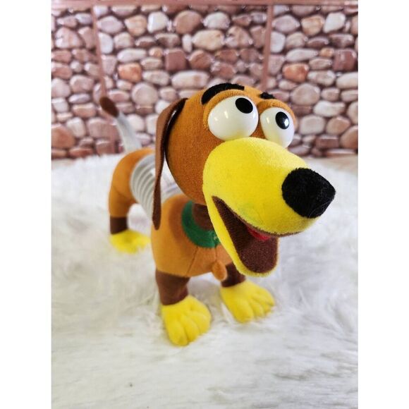 Disney Pixar Toy Story 4 Slinky Dog 12" Plush 2018 #B5 - Picture 2 of 6